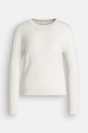 CALVIN KLEIN Strickpullover weiß