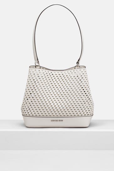 MICHAEL MICHAEL KORS Schultertasche 'Pratt' weiß