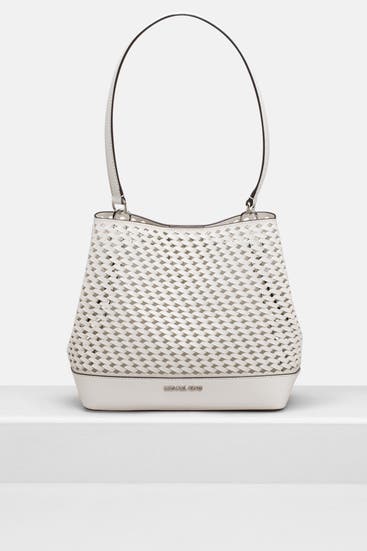 MICHAEL MICHAEL KORS - Schultertasche 'Pratt' weiß