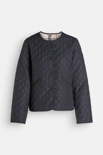 BARBOUR Light-Steppjacke 'Cashel Quilt' navy