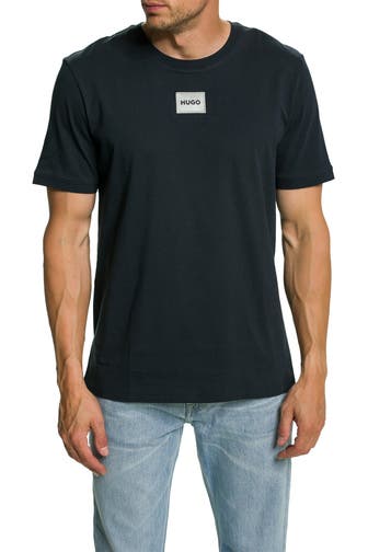 HUGO T-Shirt 'Diragolino' dunkelblau
