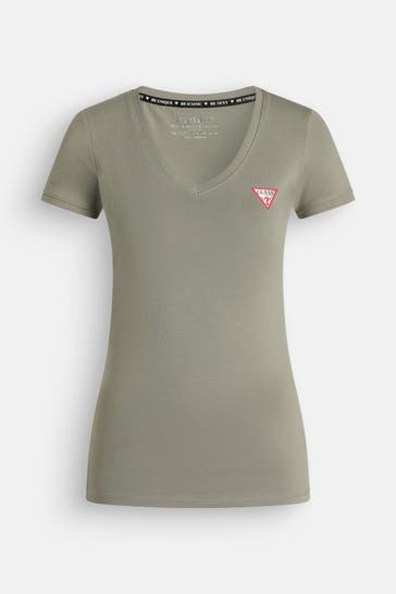 GUESS T-Shirt graugrün