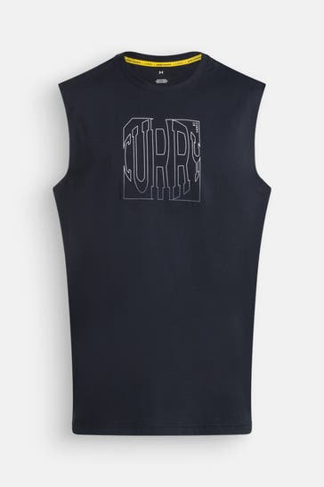 UNDER ARMOUR Top 'Curry SLVS' schwarz