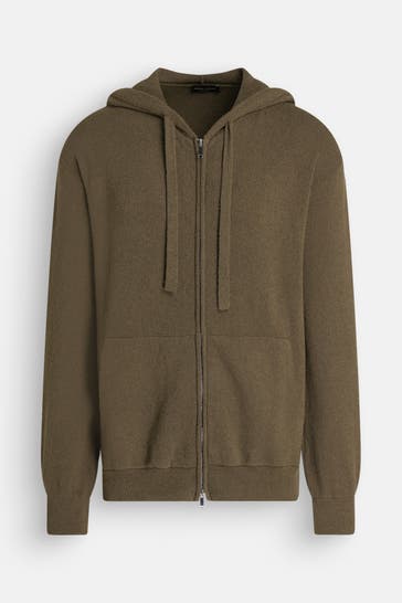 ROBERTO COLLINA Strickjacke khaki