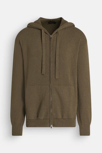 ROBERTO COLLINA Strickjacke khaki