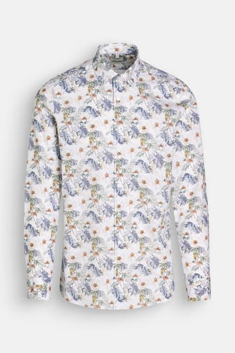 OLYMP Level Five Casual-Hemd gemustert Slim Fit