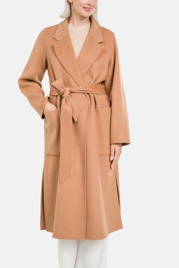 IVY OAK Wollmantel braun