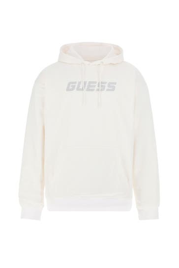 GUESS Hoodie weiß