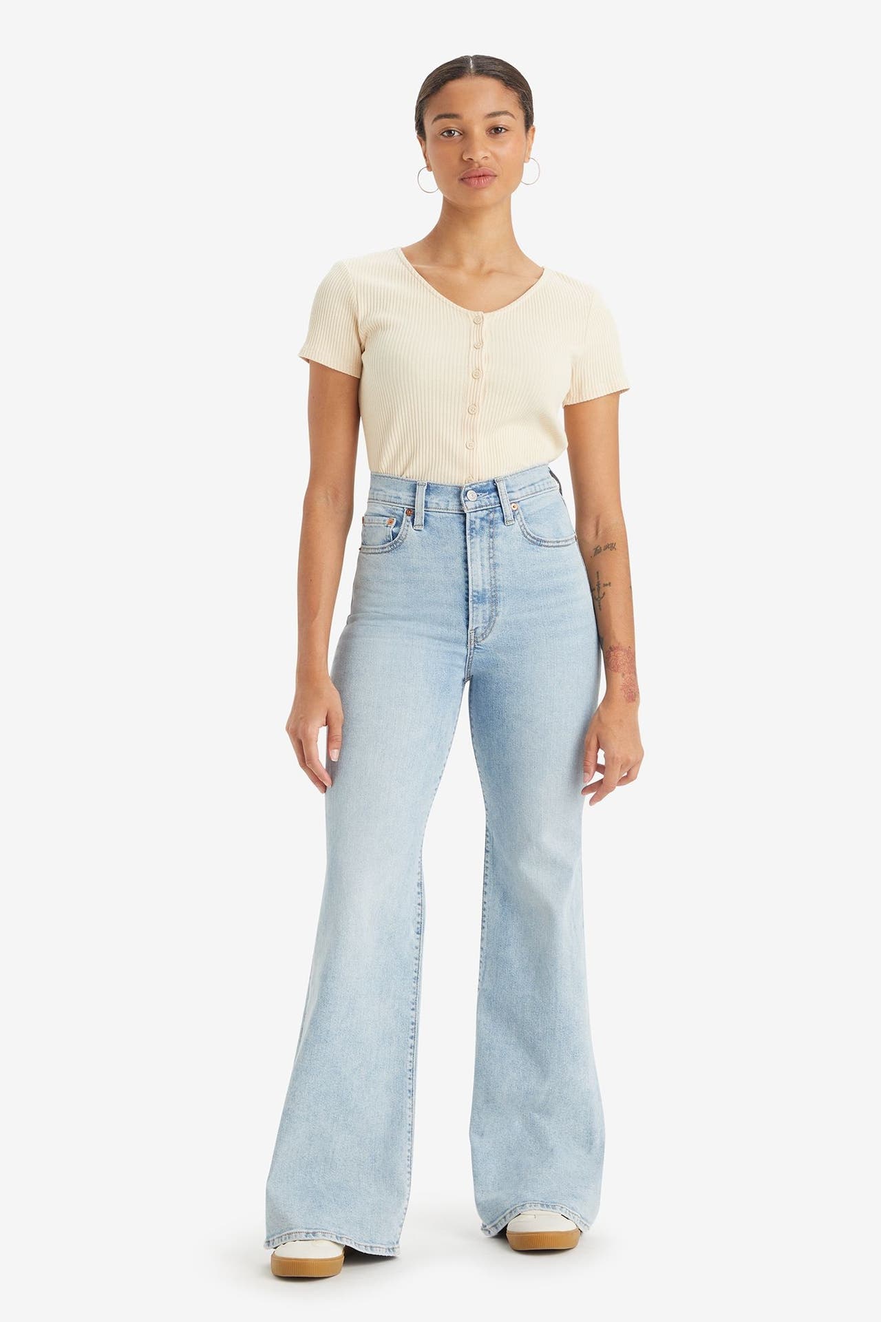 LEVI'S® Jeans 'Ribcage Bells' flared, Bild 1