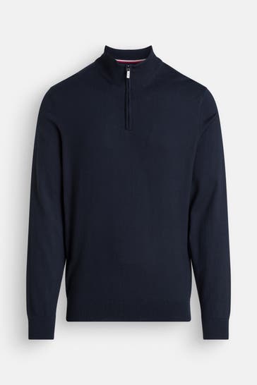 HECHTER Paris Strick-Troyer schwarzblau