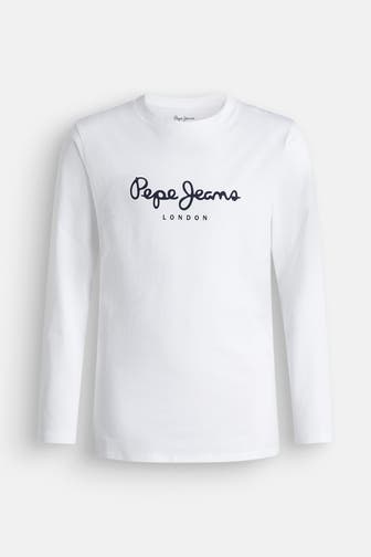 PEPE JEANS Longsleeve 'New Herman' weiß