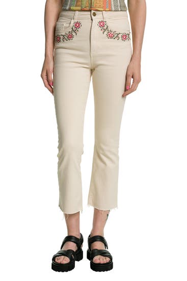 DESIGUAL - Jeans 'Jerry' bootcut beige