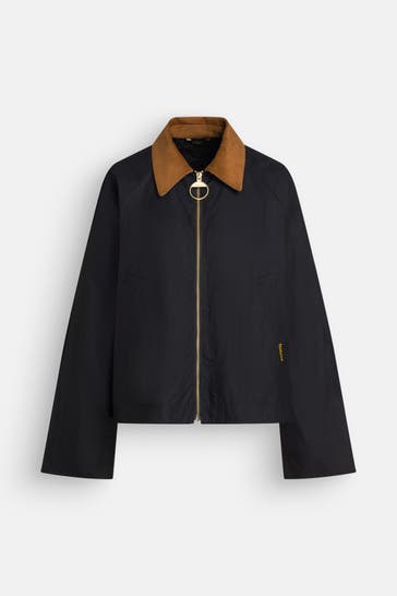 BARBOUR Übergangsjacke schwarz