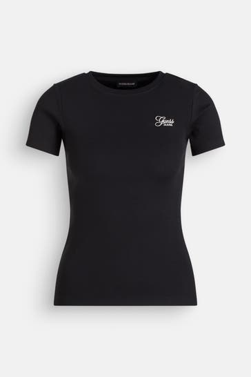 GUESS T-Shirt schwarz