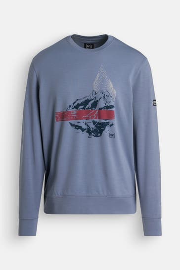 SUPER.NATURAL Sweatshirt taubenblau