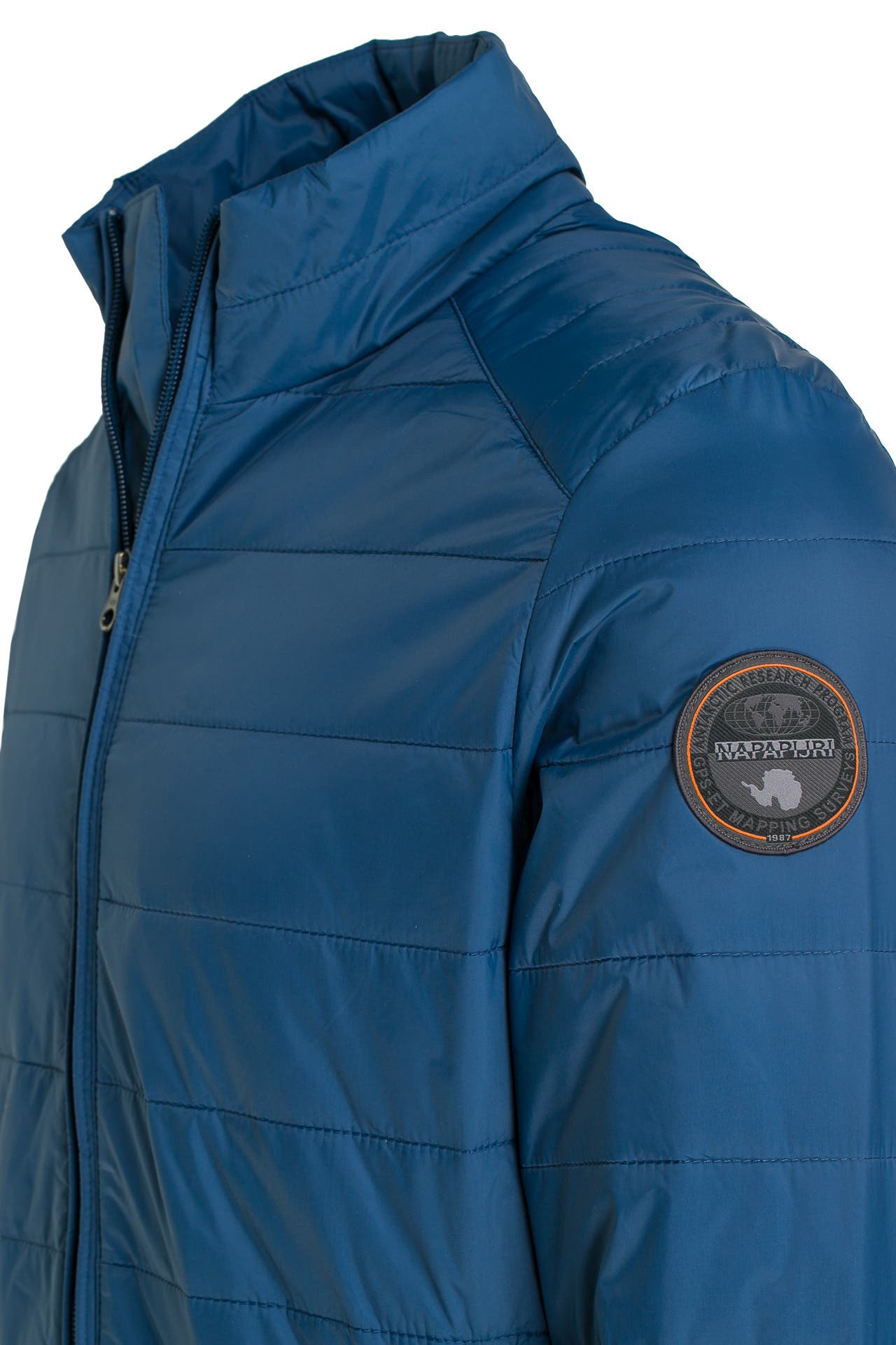 Napapijri - Piumino blu con riquadro del logo | ASOS