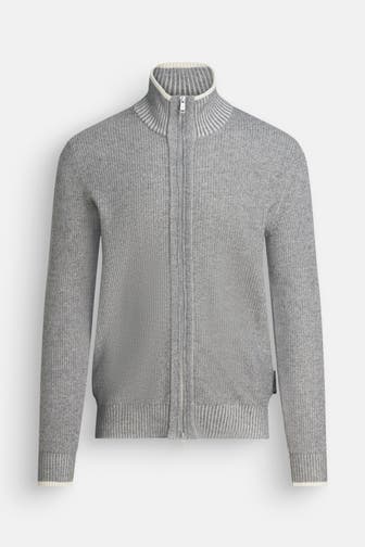 MARC O'POLO Strickjacke grau