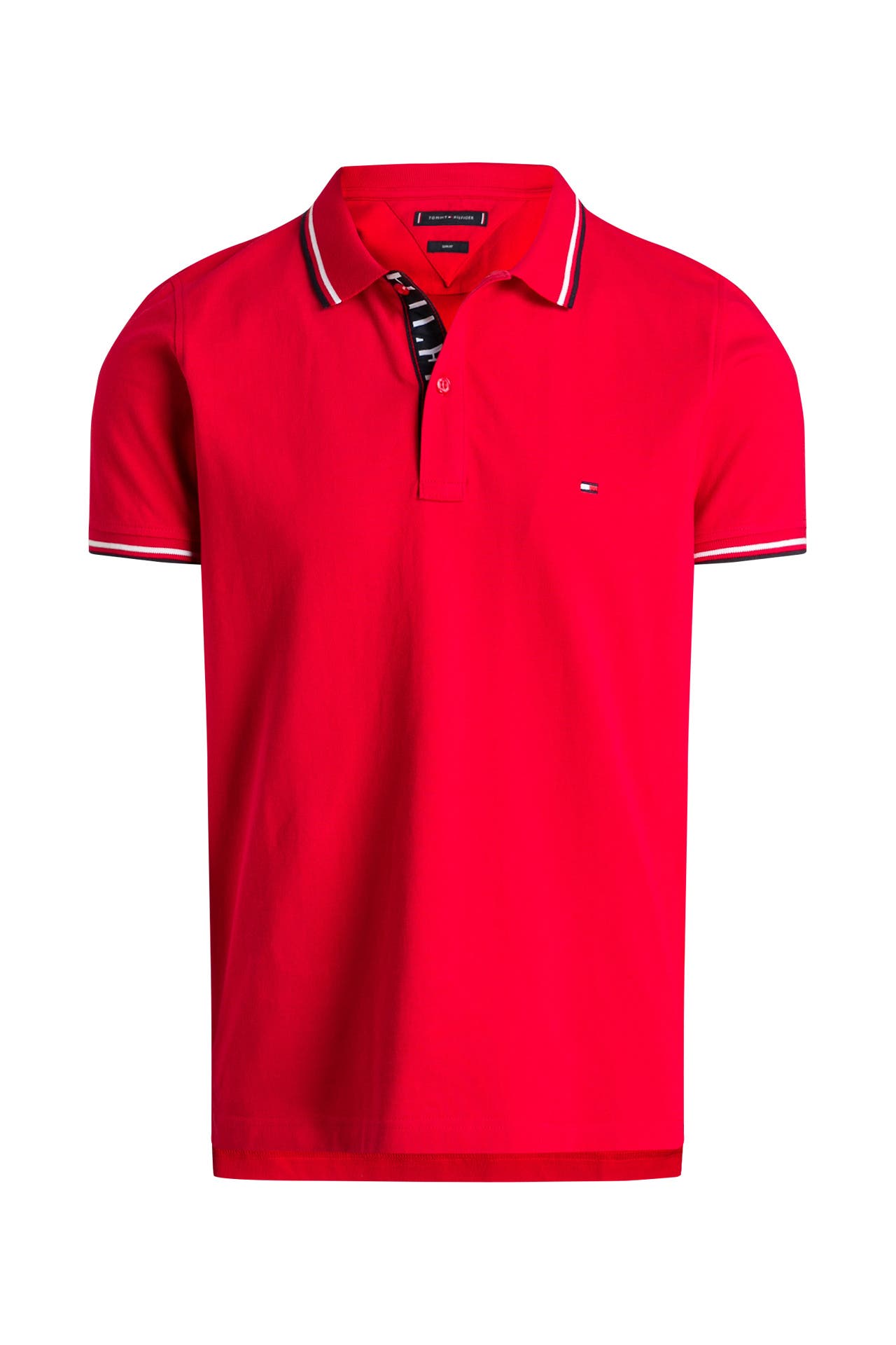 TOMMY HILFIGER Polo-Shirt rot, Bild 1
