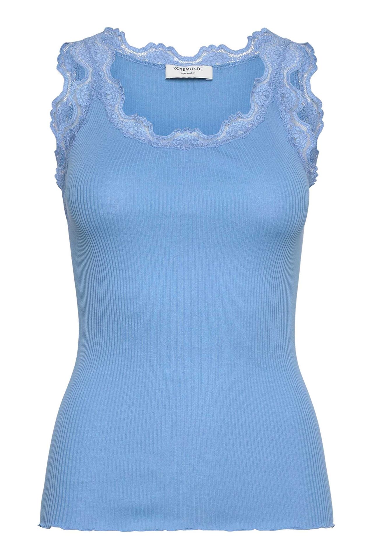 ROSEMUNDE Seidenmix-Top blau, Bild 1