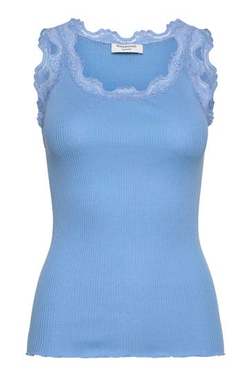ROSEMUNDE Seidenmix-Top blau
