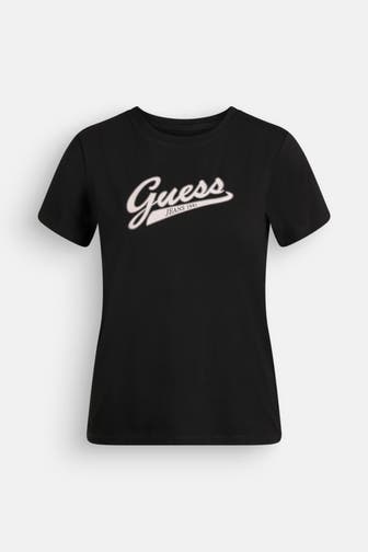 GUESS T-Shirt schwarz