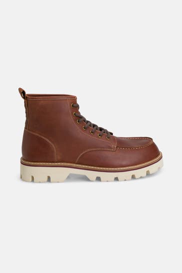 BLAUER Schnürstiefel cognac