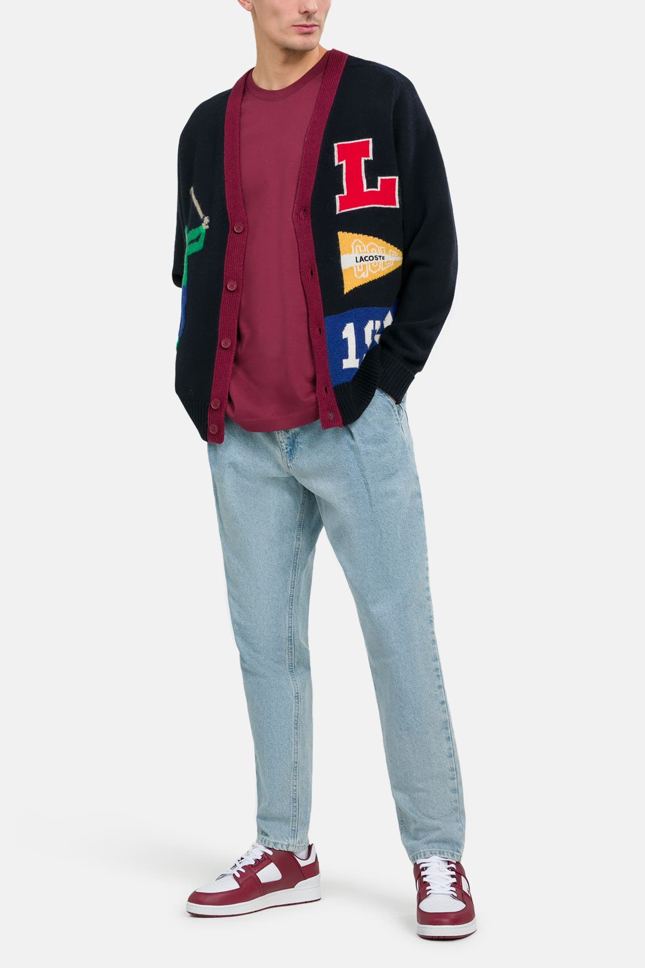 LACOSTE Wollmix-Jacke dunkelblau, Bild 1