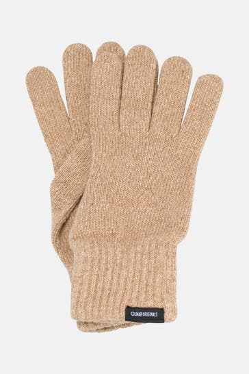 COLMAR Wollmix-Handschuhe 'Guanti' hellbraun