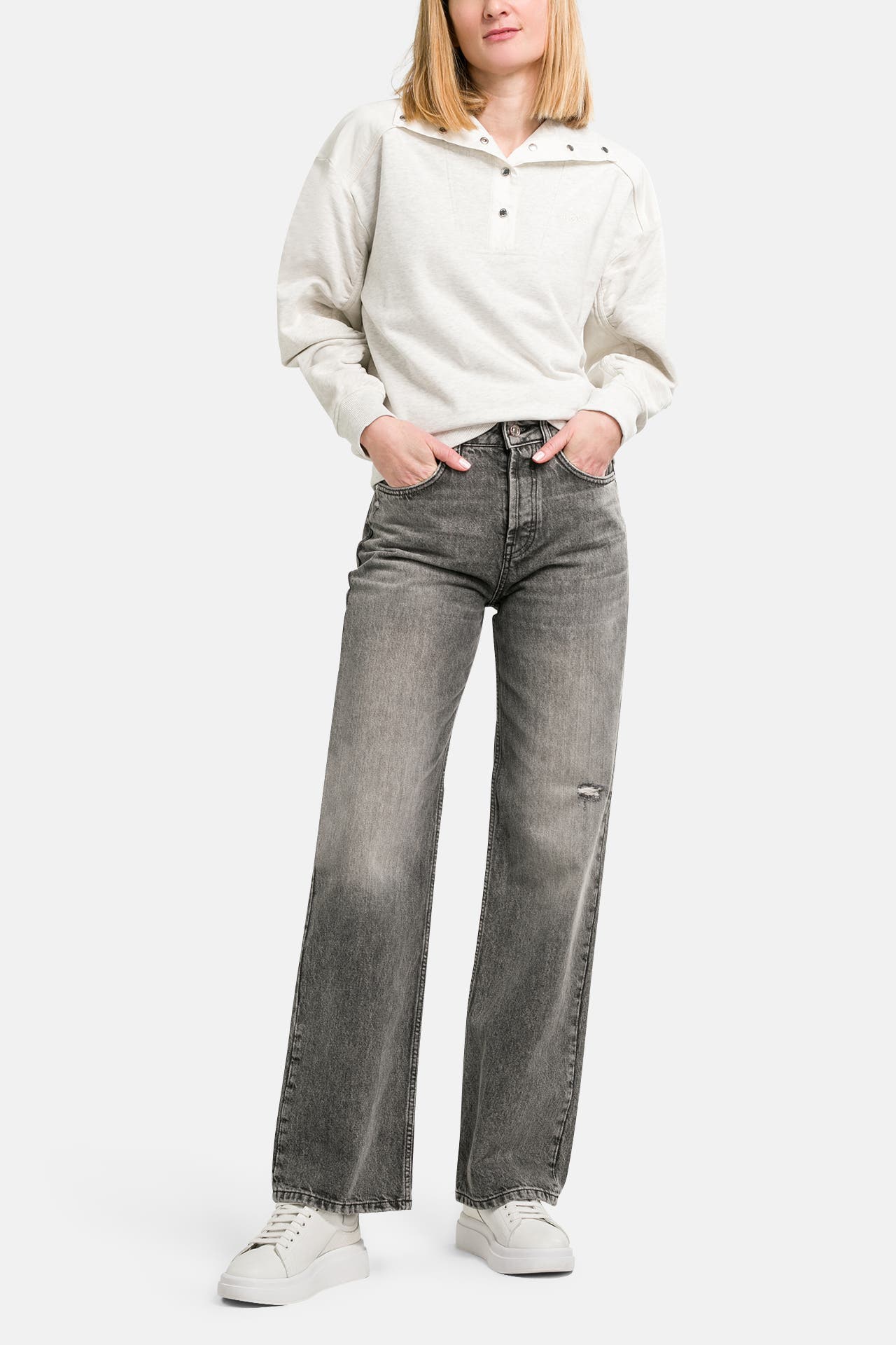 HUGO Jeans dunkelgrau straight, Bild 1