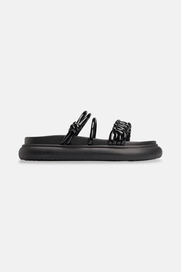 DESIGUAL - Plateau-Slides 'Tubular' schwarz