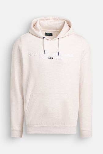 NEW ZEALAND AUCKLAND Hoodie 'Diamond' ecru