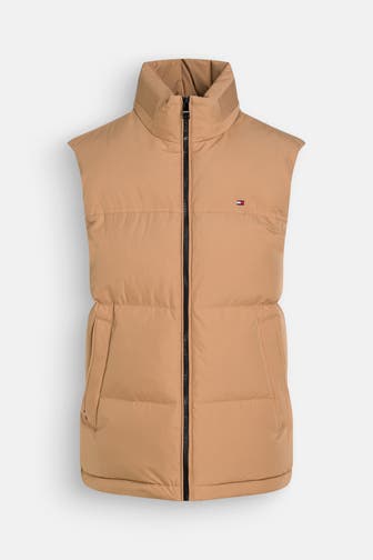 TOMMY HILFIGER Daunenweste hellbraun