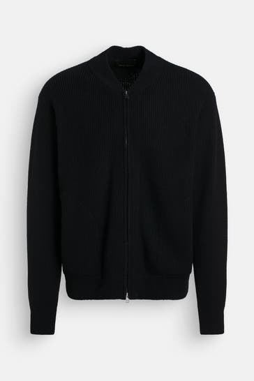 ROBERTO COLLINA Wolljacke schwarz