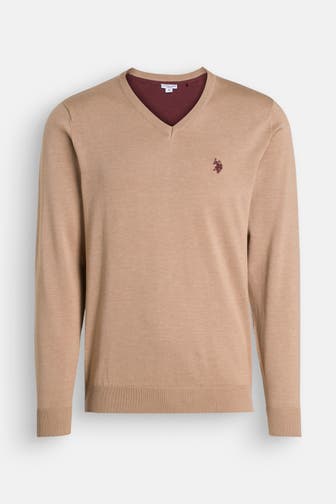 U.S. POLO ASSN. Strickpullover beige