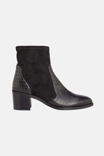 DONNA CAROLINA Stiefeletten 'Beky' schwarz