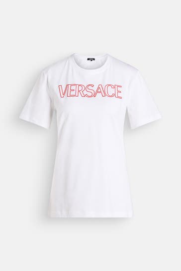 VERSACE T-Shirt weiß