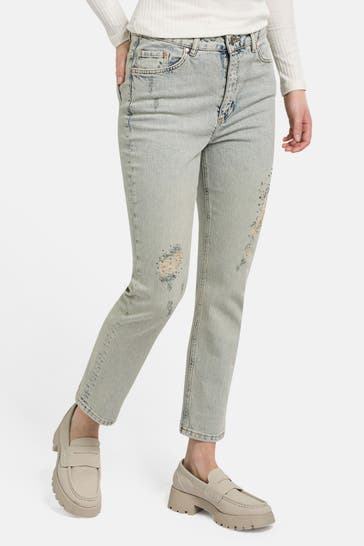 OUI Jeans blassblau tapered