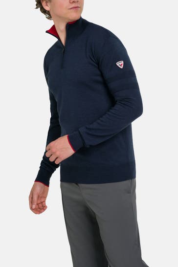 ROSSIGNOL Strickpullover nachtblau