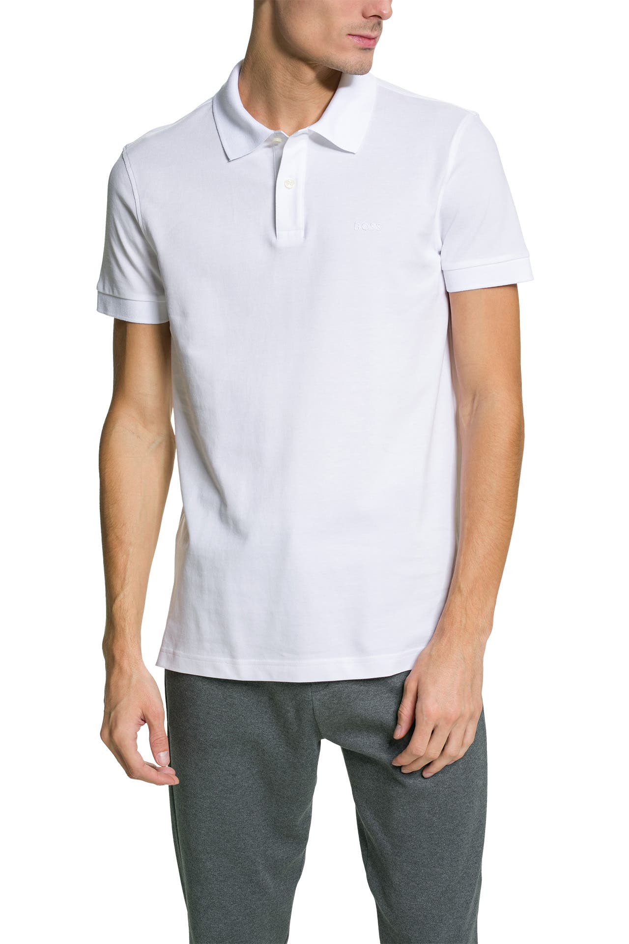 BOSS Polo-Shirt 'Firenze' weiß, Bild 1