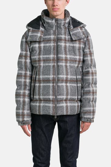 BOSS Daunenjacke kariert 