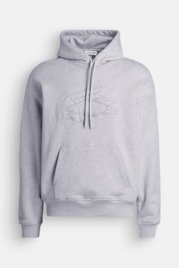 LACOSTE Hoodie grau