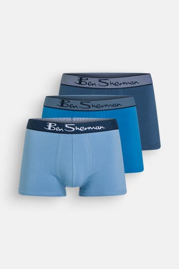 BEN SHERMAN 3er-Pack Boxer Trunks 'Francis' mehrfarbig
