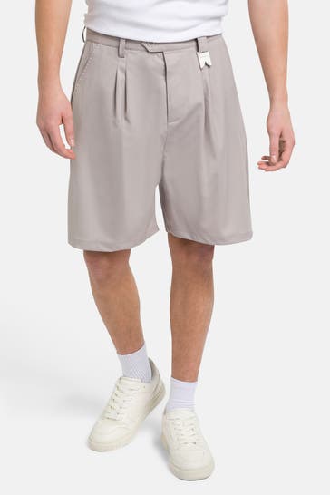 ROUGH. Shorts 'Serene' steingrau