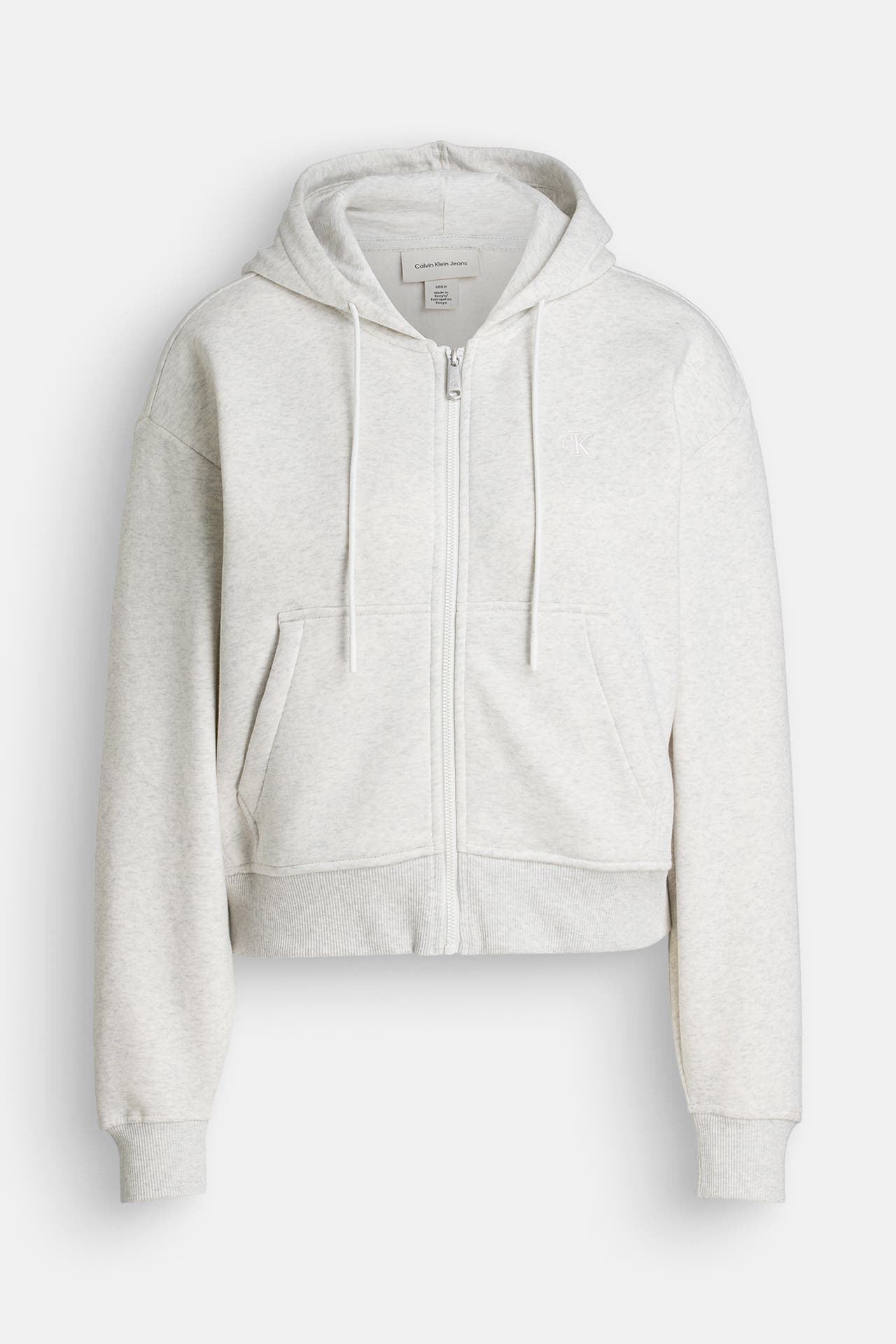 CALVIN KLEIN Sweatjacke hellgrau, Bild 1