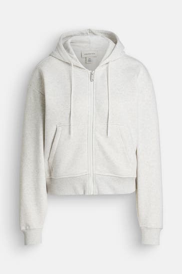 CALVIN KLEIN Sweatjacke hellgrau