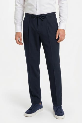SELECTED Stoffhose 'Leroy' dunkelblau