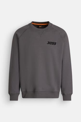 BOSS ORANGE Sweatshirt dunkelgrau
