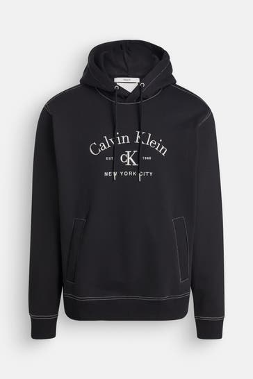 CALVIN KLEIN Hoodie schwarz