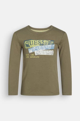 GUESS Langarmshirt oliv