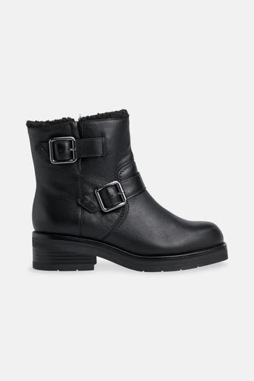 CLARKS Biker-Boots 'Rebelle' schwarz